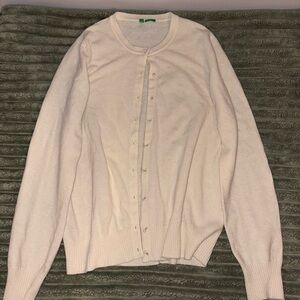 United Colors Of Benetton Off-White Cardigan